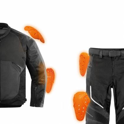 Set de Protecție Moto pentru Umeri RICHA D30 SHOULDER PROTECTOR SET L1 · Portocaliu  - 2