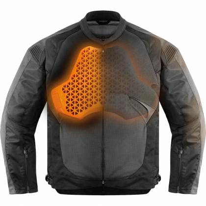 Set de Protecție Moto pentru Piept RICHA D30 CHEST PROTECTOR SET L1 · Portocaliu  - 1