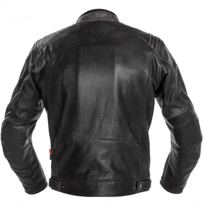 Geacă Moto din Piele RICHA RETRO RACING 3 Mărimi Extra · Maro  - 5