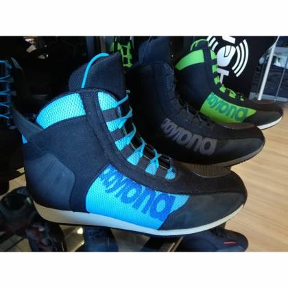 Ghete Moto din Piele Naturală & Textil DAYTONA AC4 WD · Negru  - 7