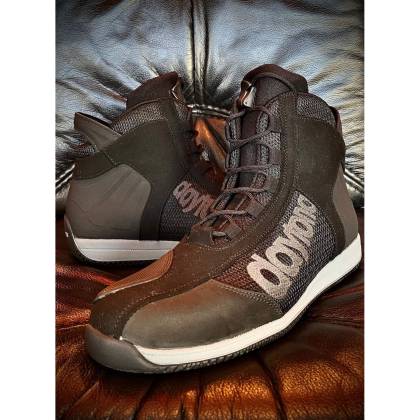 Ghete Moto din Piele Naturală & Textil DAYTONA AC4 WD · Negru  - 4