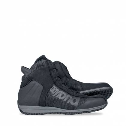 Ghete Moto din Piele Naturală & Textil DAYTONA AC4 WD · Negru  - 5