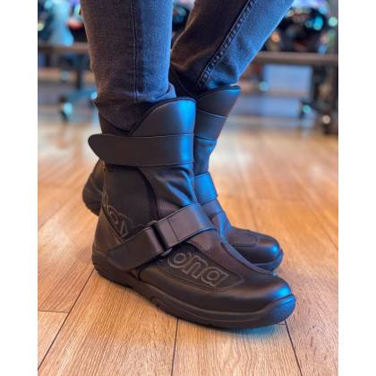 Cizme Moto Touring GoreTex & Piele Naturală DAYTONA JOURNEY GTX · Negru  - 1