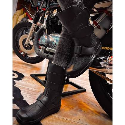 Cizme Moto Touring GoreTex & Piele Naturală DAYTONA JOURNEY GTX · Negru  - 2