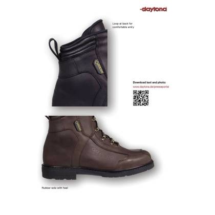Ghete Moto GoreTex & Piele Naturală DAYTONA AC CLASSICS GTX · Maro  - 14