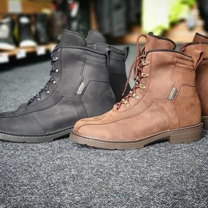 Ghete Moto GoreTex & Piele Naturală DAYTONA AC CLASSICS GTX · Maro  - 4