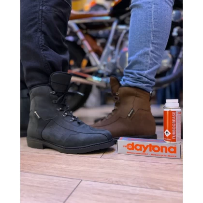 Ghete Moto GoreTex & Piele Naturală DAYTONA AC CLASSICS GTX · Maro  - 3