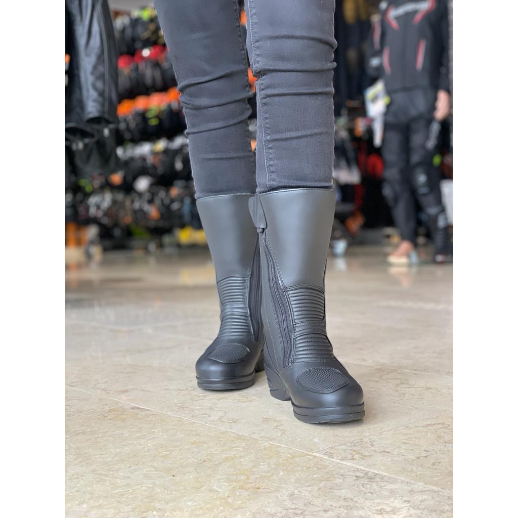 Cizme Moto Damă Touring GoreTex & Piele Naturală DAYTONA LADY PILOT GTX · Negru  - 2