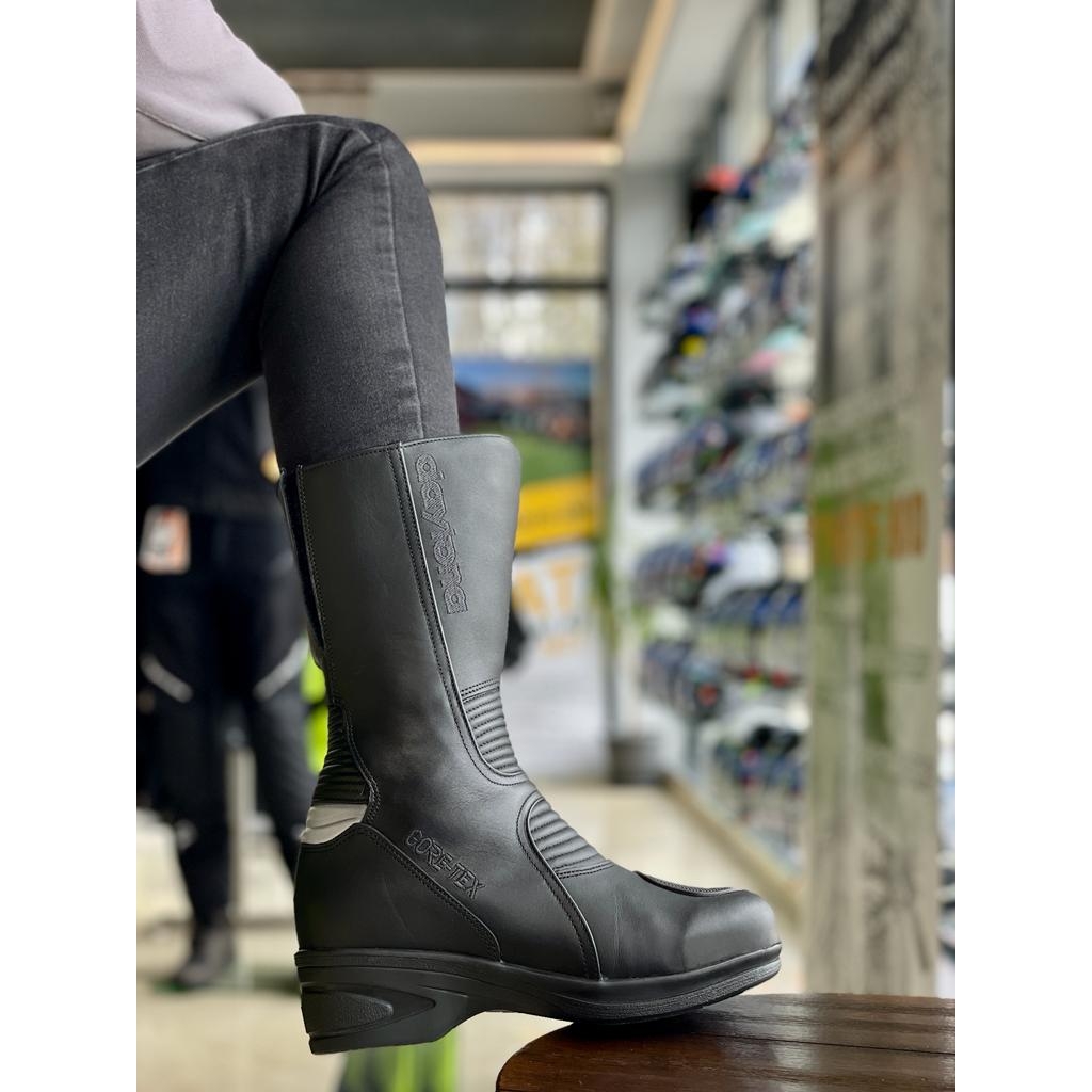 Cizme Moto Damă Touring GoreTex & Piele Naturală DAYTONA LADY PILOT GTX · Negru  - 1