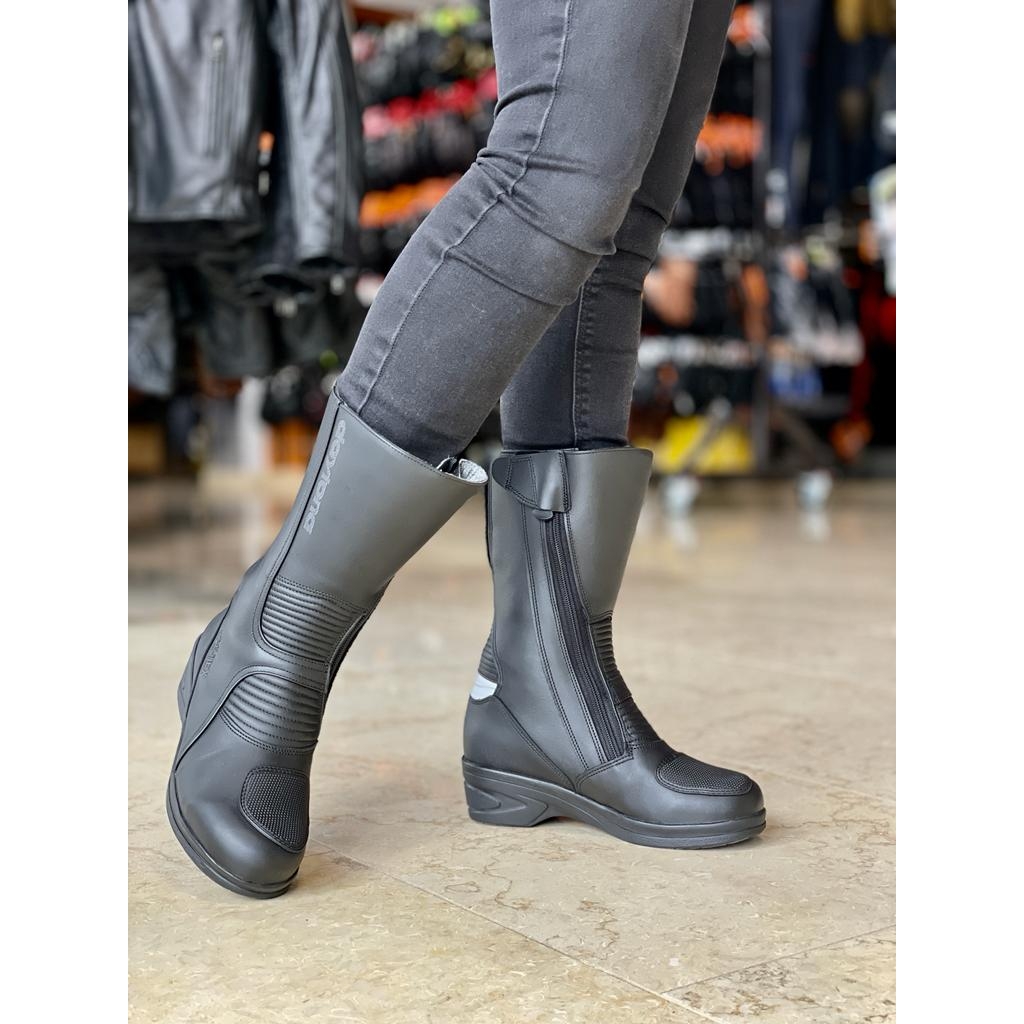 Cizme Moto Damă Touring GoreTex & Piele Naturală DAYTONA LADY PILOT GTX · Negru  - 3