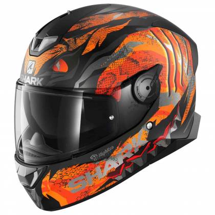 Cască Moto Integrală SHARK SKWAL 2 IKER LECUONA MAT · Negru / Portocaliu  - 0