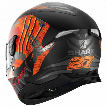 Cască Moto Integrală SHARK SKWAL 2 IKER LECUONA MAT · Negru / Portocaliu  - 1