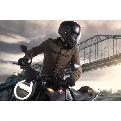 Geacă Moto din Textil BERING ELITE · Maro  - 2