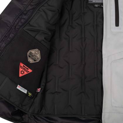 Geacă Moto din Textil BERING PORTLAND · Negru / Gri  - 9