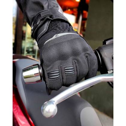 Mănuși Moto din Textil BERING BORNEO EVO · Negru  - 2