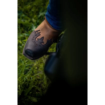 Cizme Cowboy Unisex din Piele Naturală SENDRA BOOTS 7862 Seta Sprinter Chocolate-Evolution Tang · Maro  - 8