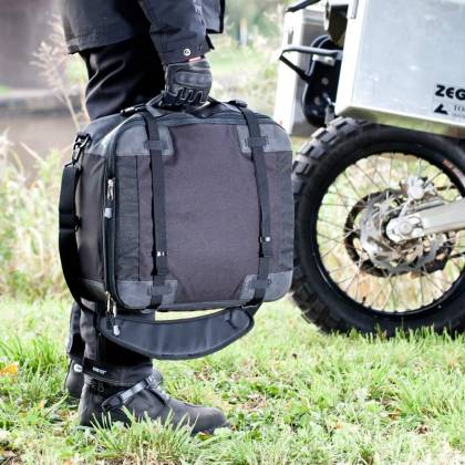 Geantă Moto de Călătorie KRIEGA KS40 Extensibil de la 30 Litri la 40 Litri · Negru  - 2