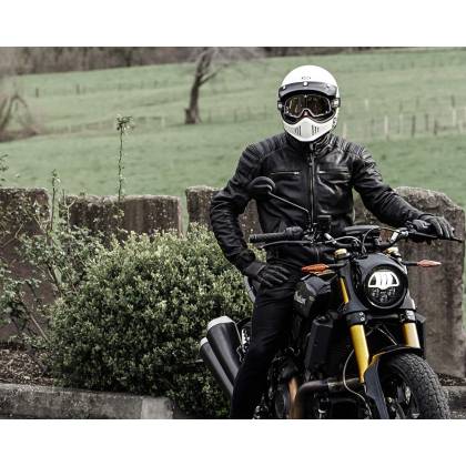 Geacă Moto din Piele RICHA DAYTONA 2 · Negru  - 2