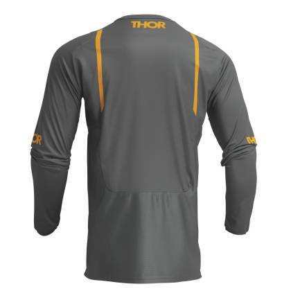 Tricou Enduro - Cross THOR PULSE MONO 2023 · Gri / Galben  - 1