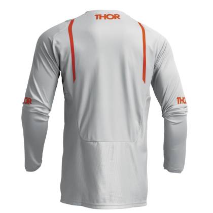 Tricou Enduro - Cross THOR PULSE MONO 2023 · Gri / Portocaliu  - 1