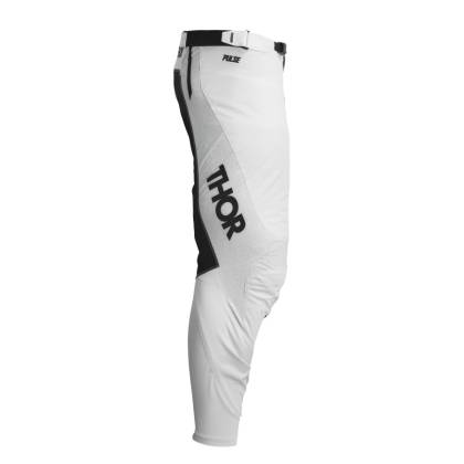 Pantaloni Enduro - Cross THOR PULSE MONO 2023 · Alb / Negru  - 2