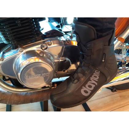 Ghete Moto GoreTex & Piele Naturală DAYTONA AC Dry GTX G2 · Negru  - 4