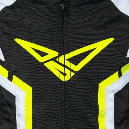 Geacă Moto de Vară din Textil SPEED UP PACE · Negru / Verde-Fluo  - 8