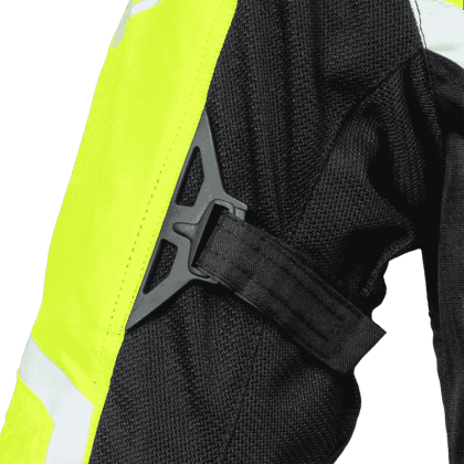 Geacă Moto de Vară din Textil SPEED UP PACE · Negru / Verde-Fluo  - 10