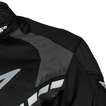 Geacă Moto de Vară din Textil SPEED UP PACE · Negru / Gri  - 7