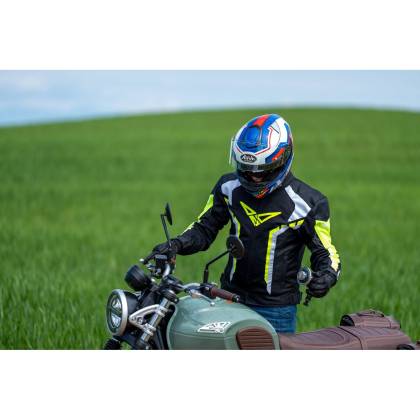Geacă Moto de Vară din Textil SPEED UP PACE · Negru / Gri  - 3