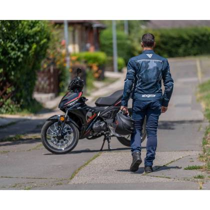 Geacă Moto de Vară din Textil SIXGEAR AIRFORCE · Albastru  - 3