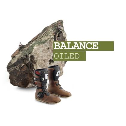 Cizme Enduro - Cross GAERNE BALANCE OILED · Maro / Negru  - 1