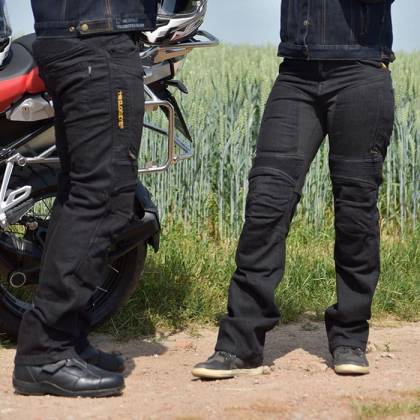 Blugi Moto Damă cu Kevlar TRILOBITE PARADO LADY · Negru  - 3