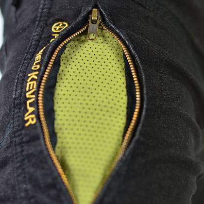 Blugi Moto Damă cu Kevlar TRILOBITE PARADO LADY · Negru  - 4