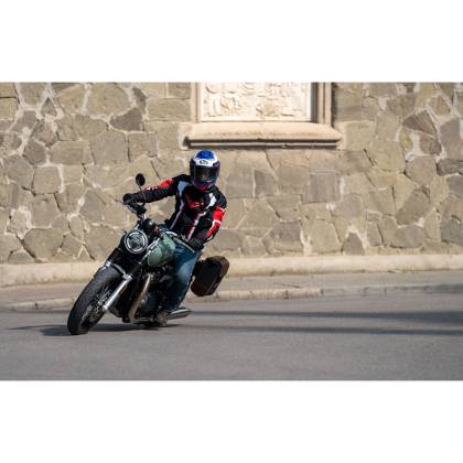 Geacă Moto de Vară din Textil SPEED UP PACE · Negru / Roșu  - 2