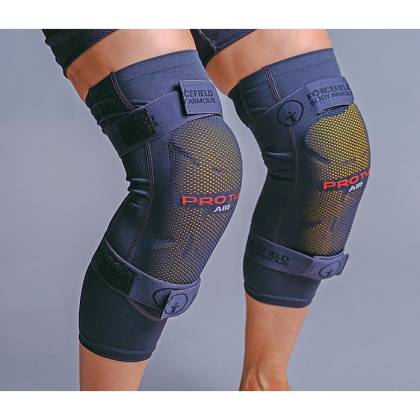 2 în 1 Genunchiere și Cotiere FORCEFIELD PRO TUBE X-V 2 AIR · Negru / Galben  - 3