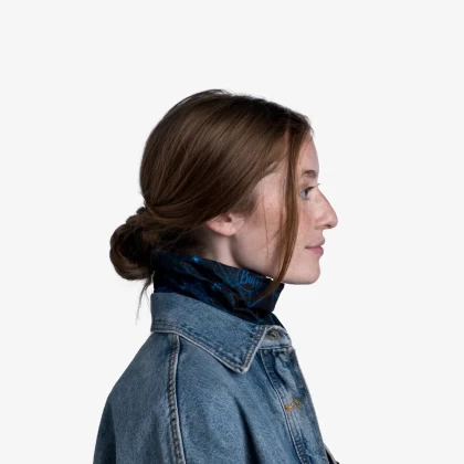 Bandană tubulară multifunctională BUFF ORIGINAL ECOSTRETCH AB5TR BLUE · Albastru / Negru  - 1