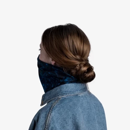 Bandană tubulară multifunctională BUFF ORIGINAL ECOSTRETCH AB5TR BLUE · Albastru / Negru  - 7