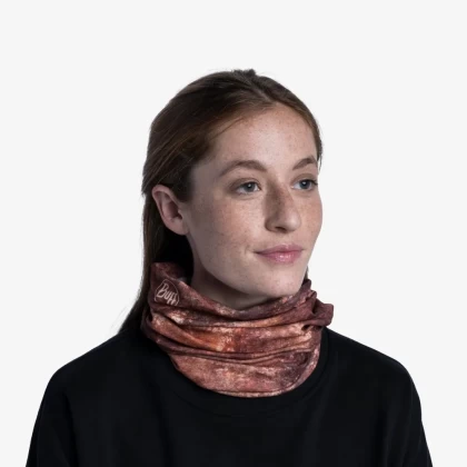 Bandană tubulară multifunctională BUFF ORIGINAL ECOSTRETCH BRAZ3 RUSTY · Maro / Portocaliu  - 2