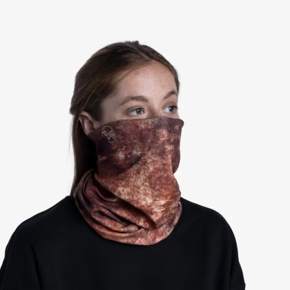 Bandană tubulară multifunctională BUFF ORIGINAL ECOSTRETCH BRAZ3 RUSTY · Maro / Portocaliu  - 5