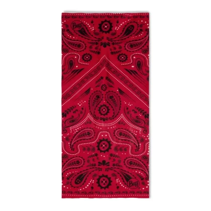 Bandană tubulară multifunctională BUFF ORIGINAL ECOSTRETCH NEW CASHMERE RED · Roșu / Negru  - 2