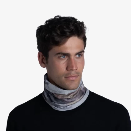 Bandană tubulară multifunctională BUFF ORIGINAL ECOSTRETCH DASH MULTI · Gri  / Maro  - 4