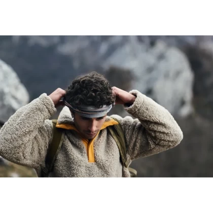 Bandană tubulară multifunctională BUFF ORIGINAL ECOSTRETCH DASH MULTI · Gri  / Maro  - 6