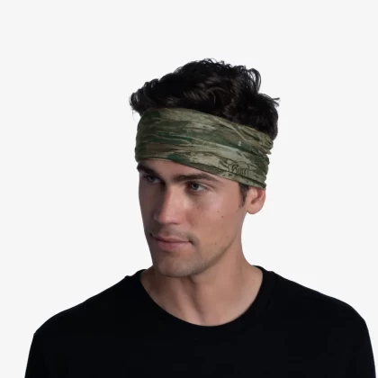 Bandană tubulară multifunctională BUFF ORIGINAL ECOSTRETCH DEN BARK · Gri  / Verde  - 5
