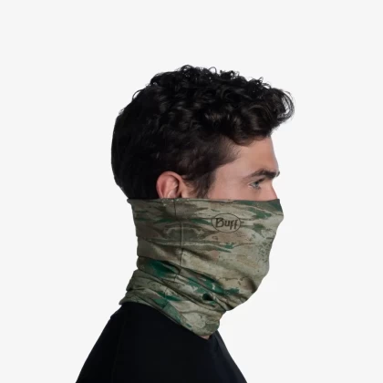 Bandană tubulară multifunctională BUFF ORIGINAL ECOSTRETCH DEN BARK · Gri  / Verde  - 2
