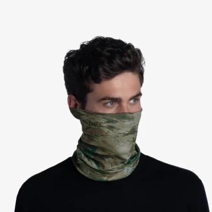 Bandană tubulară multifunctională BUFF ORIGINAL ECOSTRETCH DEN BARK · Gri  / Verde  - 3