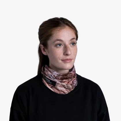 Bandană tubulară multifunctională BUFF ORIGINAL ECOSTRETCH NATIONAL GEOGRAPHIC DOWNY MULTI · Maro  / Mov  - 4
