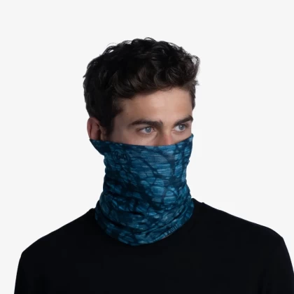 Bandană tubulară multifunctională BUFF ORIGINAL ECOSTRETCH HALCYON TURQUOISE · Albastru  - 3