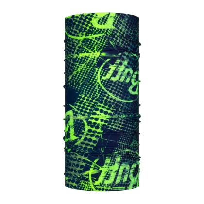 Bandană tubulară multifunctională BUFF ORIGINAL ECOSTRETCH HAVOC BLUE · Albastru / Verde  - 2