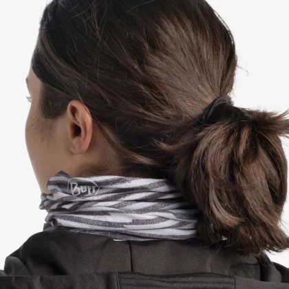 Bandană tubulară multifunctională BUFF ORIGINAL ECOSTRETCH MEITHER GREY · Gri  / Alb  - 7
